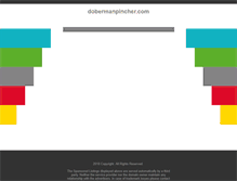 Tablet Screenshot of dobermanpincher.com